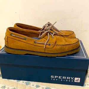 Speedy Top-Sider Leeward boat shoes brown men’s size 9.5 (11)